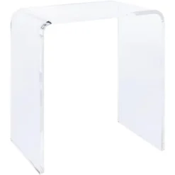 Pryor Acrylic Side Table - Clear - Safavieh -Safavieh Deals Store GUEST c72a182a 5b3a 40bb 91a3 3a7c7bda594a