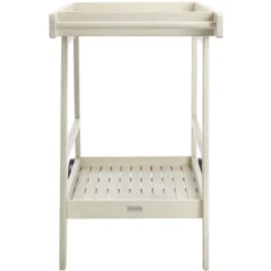 Renzo Indoor/Outdoor Bar Cart - Distressed White - Safavieh -Safavieh Deals Store GUEST c94f3d3a f553 4ba5 8792 80df2f07c67b