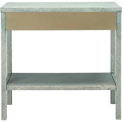 Asa 2 Drawer 1 Shelf Console Table - Turquoise/Antique Gold - Safavieh -Safavieh Deals Store GUEST cfae517b cbb8 4e0c 88b0 c86fa245c2ef