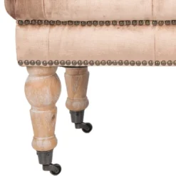 Barney Tufted Bench W/ Brass Nail Heads - Safavieh 12 Barney Tufted Bench W/ Brass Nail Heads - Safavieh -Safavieh Deals Store GUEST d41ac43e cce8 4f3e 86dc 5cd4208acf51