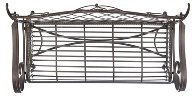 Abner Wrought Iron 45.75 Inch W Outdoor Garden Bench - Safavieh 6 Abner Wrought Iron 45.75 Inch W Outdoor Garden Bench - Safavieh - Image 6