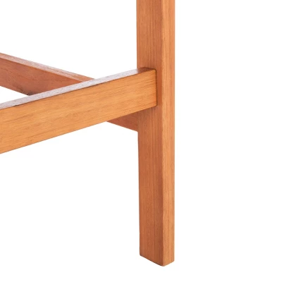 Pate 3pc Bistro Set - Natural/Beige/Navy - Safavieh 4 Pate 3pc Bistro Set - Natural/Beige/Navy - Safavieh - Image 4