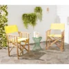 Laguna Director Chair (Set Of 2) - Natural/Yellow - Safavieh