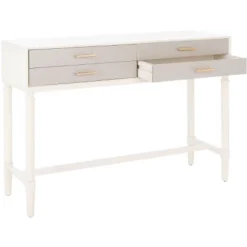 Estella 4 Drawer Console Table - Safavieh -Safavieh Deals Store GUEST ea14c860 97a4 4def ba79 5a495007490e