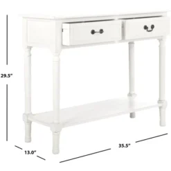 Primrose 2 Drawer Console Table - Distressed White - Safavieh 13 Primrose 2 Drawer Console Table - Distressed White - Safavieh -Safavieh Deals Store GUEST f90e7fef 240f 445e b3dd c44c1282f890