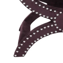 Mystic Ottoman Silver Nail Heads - Plum - Safavieh 9 Mystic Ottoman Silver Nail Heads - Plum - Safavieh -Safavieh Deals Store GUEST fd9a5460 266b 4ce5 9566 784c550494c0